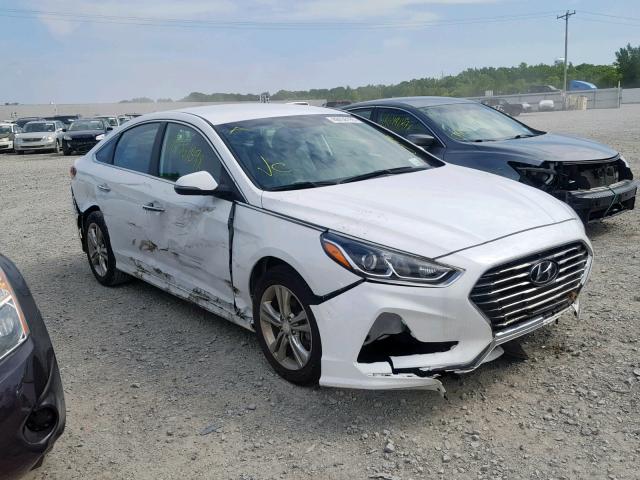 5NPE34AF4JH637985 - 2018 HYUNDAI SONATA SPO WHITE photo 1