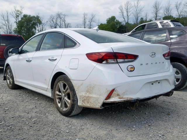 5NPE34AF4JH637985 - 2018 HYUNDAI SONATA SPO WHITE photo 3