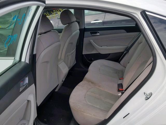 5NPE34AF4JH637985 - 2018 HYUNDAI SONATA SPO WHITE photo 6