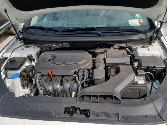 5NPE34AF4JH637985 - 2018 HYUNDAI SONATA SPO WHITE photo 7