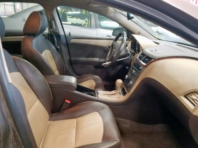 1G1ZE5E09CF161519 - 2012 CHEVROLET MALIBU LTZ ყავისფერი ფოტო 5