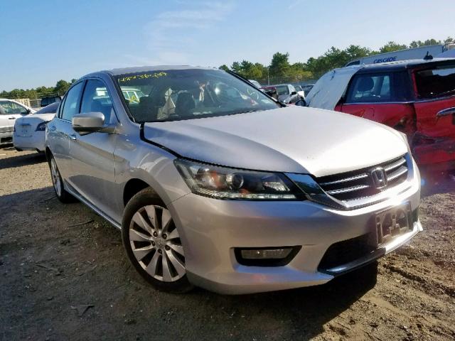 1HGCR3F87EA023635 - 2014 HONDA ACCORD EXL SILVER photo 1