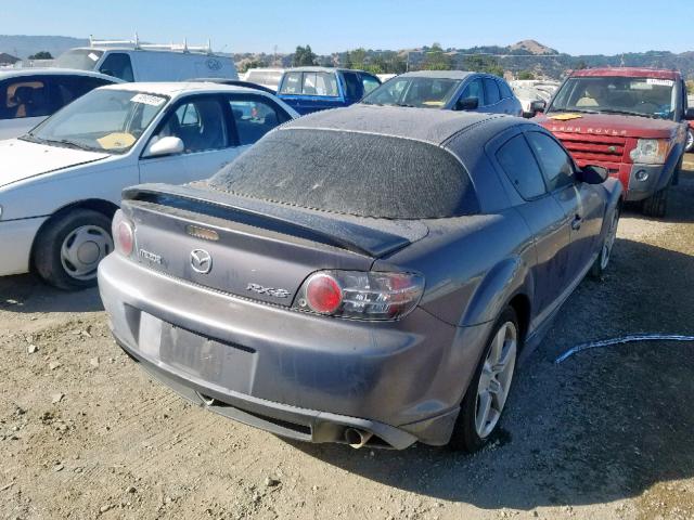 JM1FE173160200573 - 2006 MAZDA RX8 GRAY photo 4