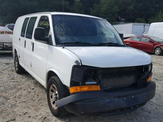 1GCUHAD48A1143304 - 2010 CHEVROLET EXPRESS G1 WHITE photo 1