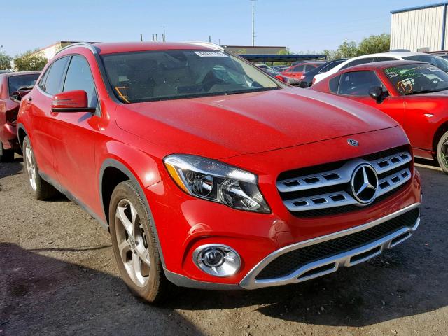 WDCTG4EB4JJ459533 - 2018 MERCEDES-BENZ GLA 250 RED photo 1