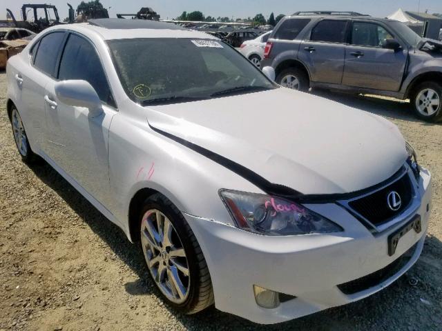 JTHBK262372029237 - 2007 LEXUS IS 250 WHITE photo 1