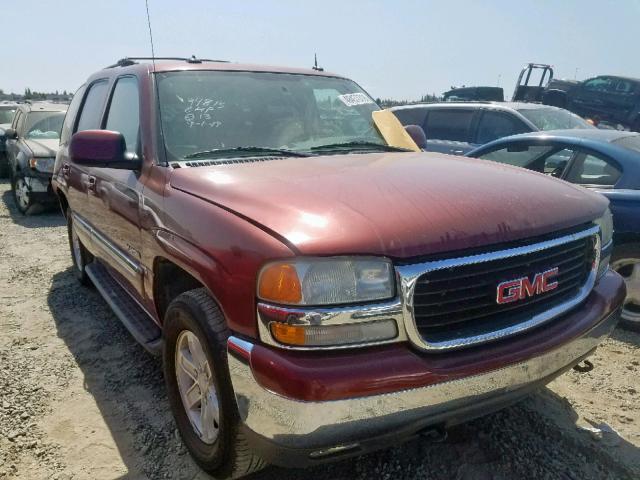 1GKEK13TX3J127465 - 2003 GMC YUKON BURGUNDY photo 1