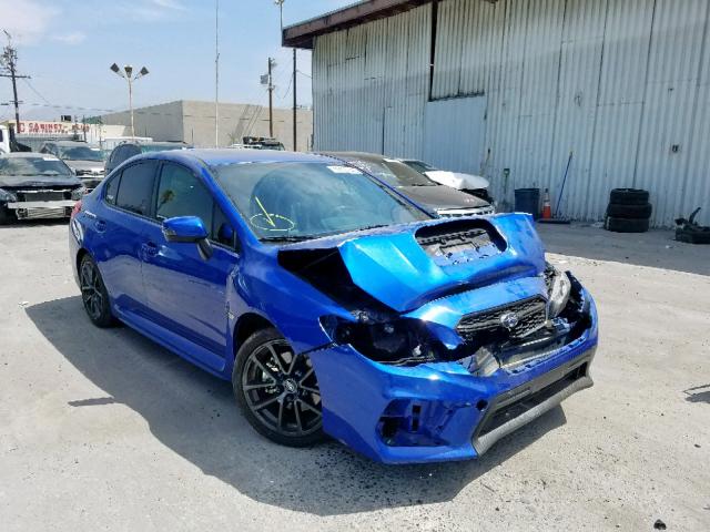 JF1VA1H64J9802832 - 2018 SUBARU WRX LIMITE BLUE photo 1