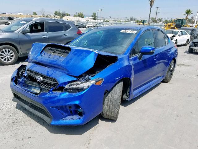 JF1VA1H64J9802832 - 2018 SUBARU WRX LIMITE BLUE photo 2