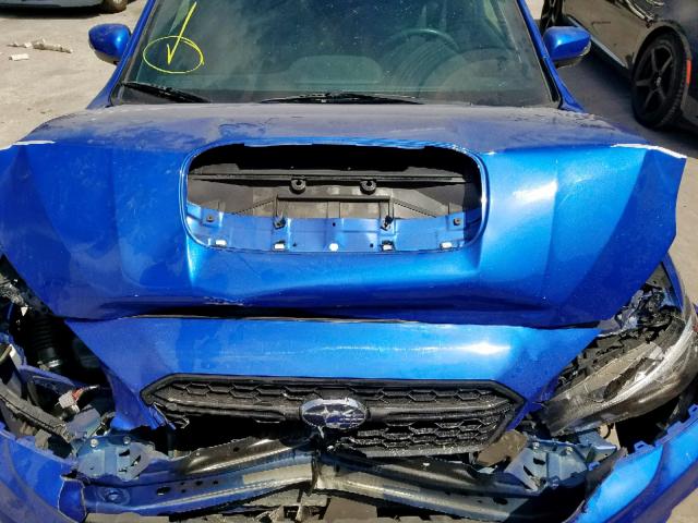 JF1VA1H64J9802832 - 2018 SUBARU WRX LIMITE BLUE photo 7