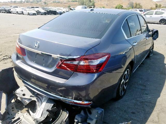 1HGCR2F88GA073196 - 2016 HONDA ACCORD EXL GRAY photo 4