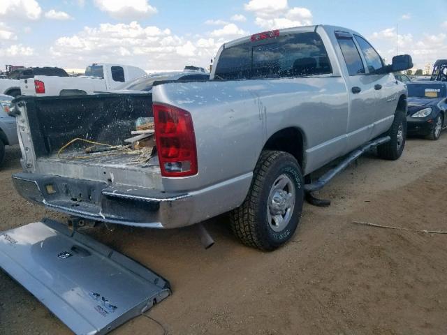 1D7KU28D14J294028 - 2004 DODGE RAM 2500 S ვერცხლისფერი ფოტო 4