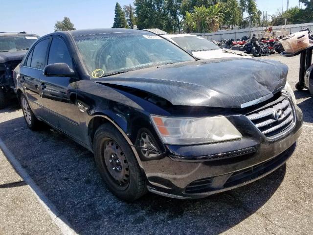 5NPET46CX9H448669 - 2009 HYUNDAI SONATA GLS BLACK photo 1