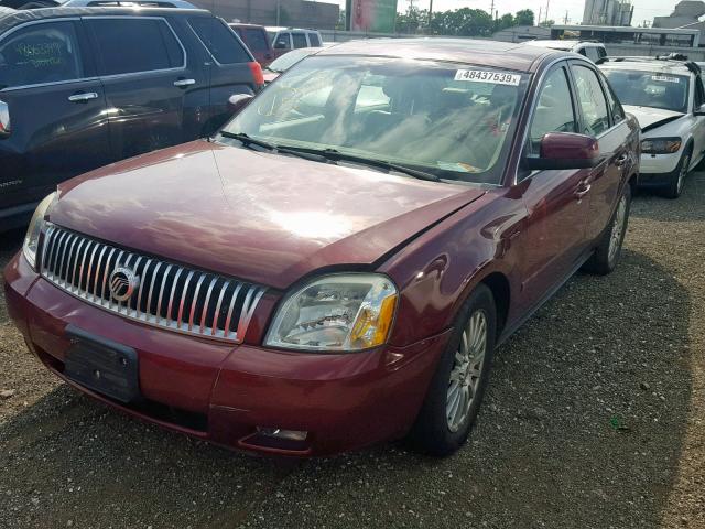 1MEFM42195G607345 - 2005 MERCURY MONTEGO PR მუქწითელი ფოტო 2