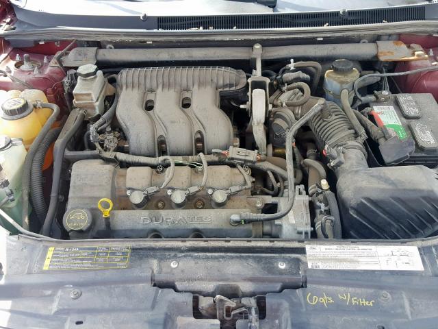 1MEFM42195G607345 - 2005 MERCURY MONTEGO PR მუქწითელი ფოტო 7