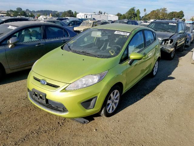 3FADP4EJ7BM122186 - 2011 FORD FIESTA SE GREEN photo 2