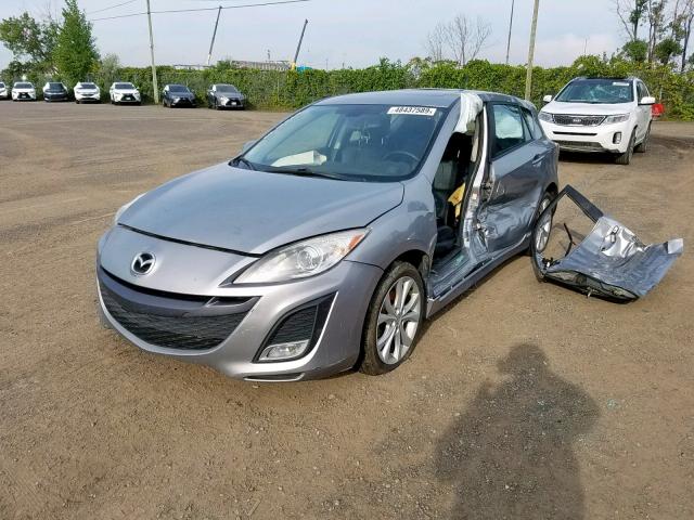 JM1BL1M5XB1488124 - 2011 MAZDA 3 S SILVER photo 2