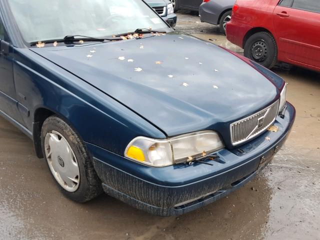 YV1LS5576W1545983 - 1998 VOLVO S70 BLUE photo 9