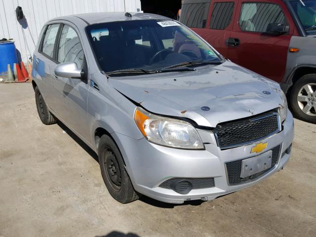 KL1TD6DE7AB052281 - 2010 CHEVROLET AVEO LS SILVER photo 1