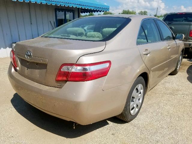 4T4BE46K89R114622 - 2009 TOYOTA CAMRY BASE GOLD photo 4