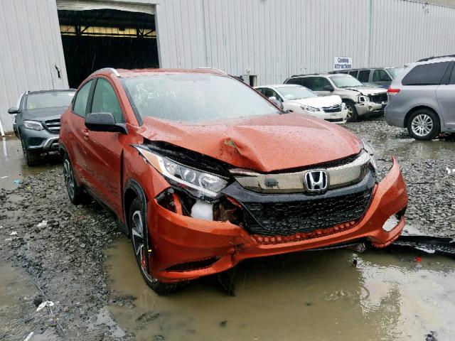 3CZRU6H1XKG715274 - 2019 HONDA HR-V SPORT ORANGE photo 1