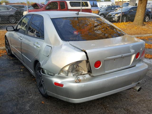 JTHBD182210008741 - 2001 LEXUS IS 300 SILVER photo 3