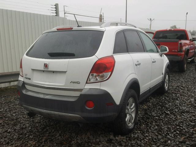 3GSDL43N28S660265 - 2008 SATURN VUE XE WHITE photo 4