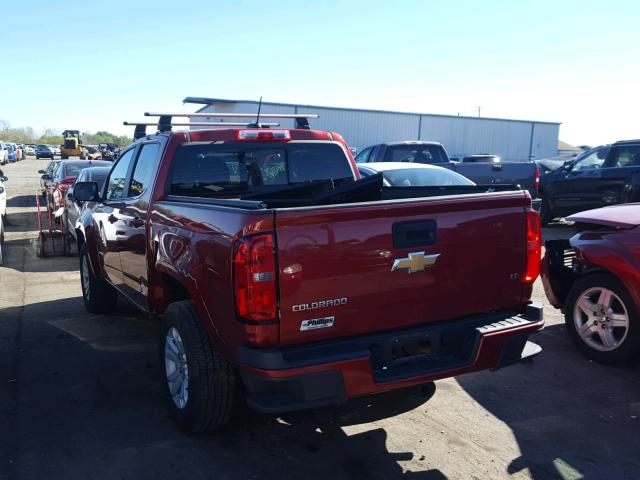 1GCGSCE39G1372311 - 2016 CHEVROLET COLORADO L RED photo 3