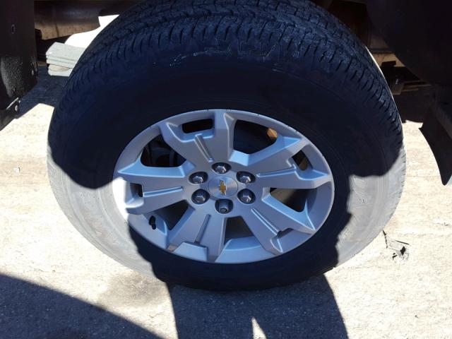 1GCGSCE39G1372311 - 2016 CHEVROLET COLORADO L RED photo 9