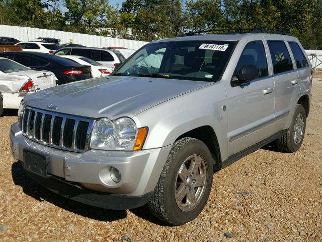 1J4HR58N46C348116 - 2006 JEEP GRAND CHER SILVER photo 2