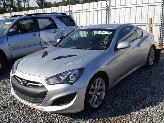 KMHHT6KDXDU103529 - 2013 HYUNDAI GENESIS CO SILVER photo 2