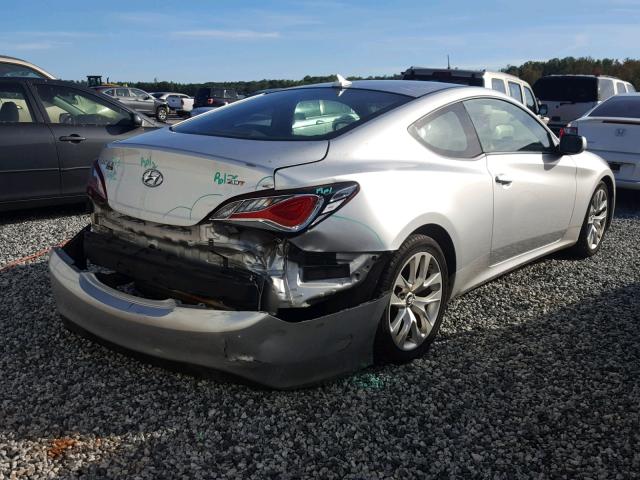 KMHHT6KDXDU103529 - 2013 HYUNDAI GENESIS CO SILVER photo 4