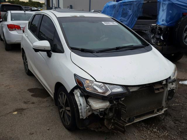 3HGGK5H87FM711878 - 2015 HONDA FIT EX WHITE photo 1