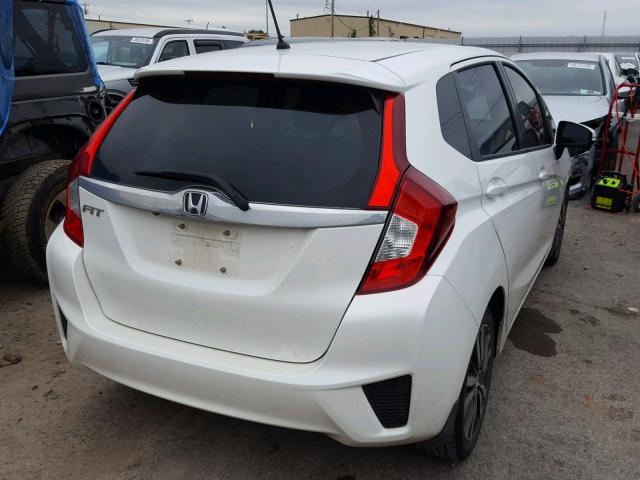 3HGGK5H87FM711878 - 2015 HONDA FIT EX WHITE photo 4