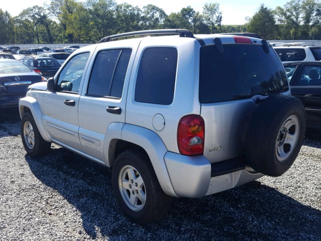 1J4GK58K54W127917 - 2004 JEEP LIBERTY LI SILVER photo 3