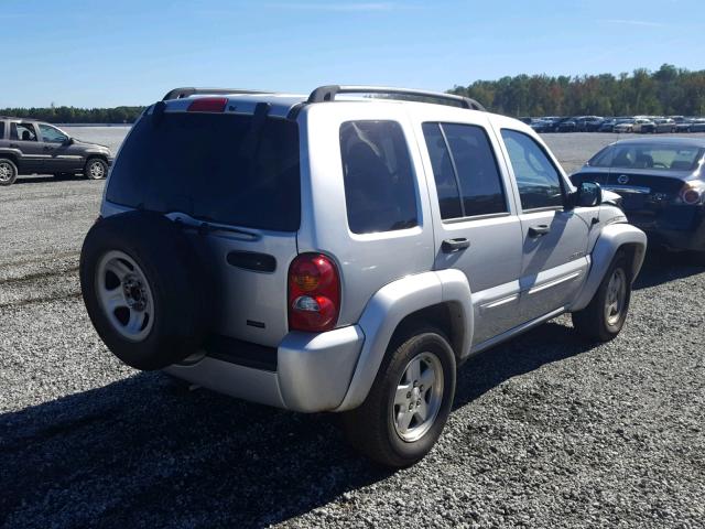 1J4GK58K54W127917 - 2004 JEEP LIBERTY LI SILVER photo 4