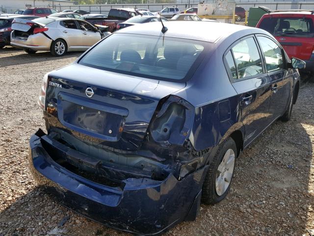 3N1AB61E19L657694 - 2009 NISSAN SENTRA 2.0 BLUE photo 4