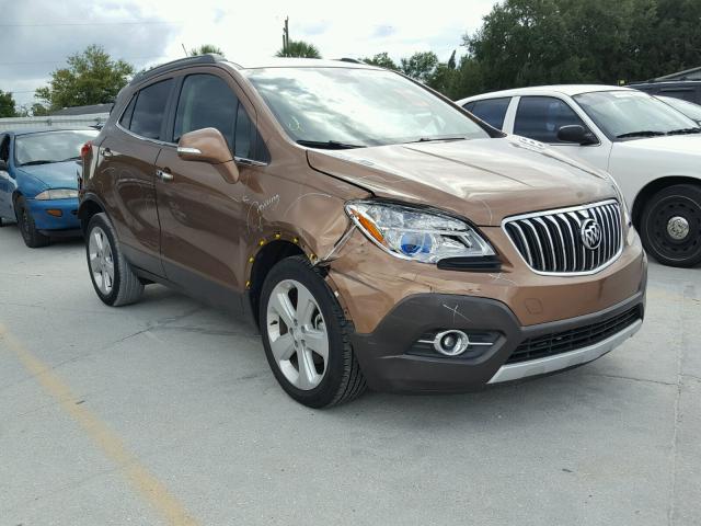 KL4CJCSB1GB664942 - 2016 BUICK ENCORE BROWN photo 1