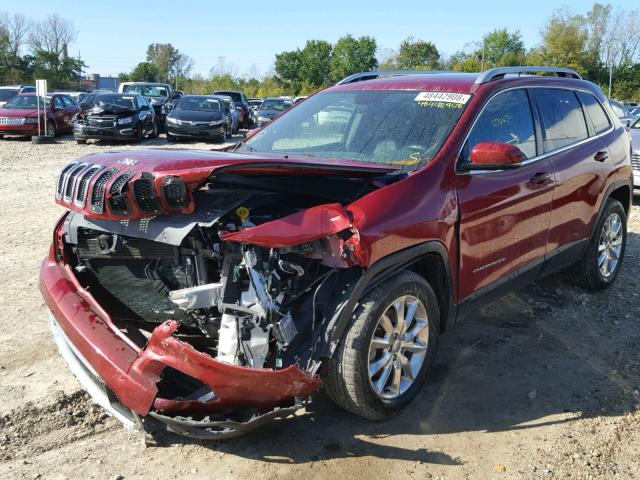 1C4PJMDS4GW280110 - 2016 JEEP CHEROKEE L MAROON photo 9