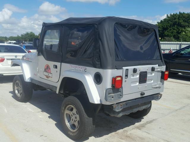 1J4FA69S63P339091 - 2003 JEEP WRANGLER / SILVER photo 3