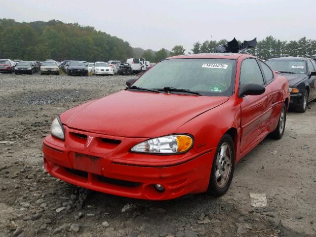 1G2NV12E55M157579 - 2005 PONTIAC GRAND AM G RED photo 2