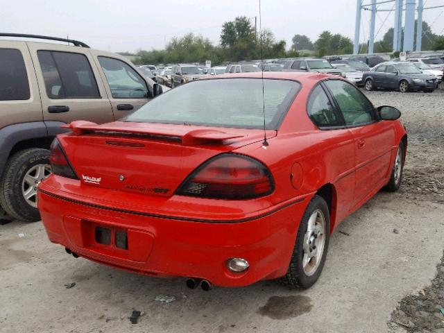 1G2NV12E55M157579 - 2005 PONTIAC GRAND AM G RED photo 4