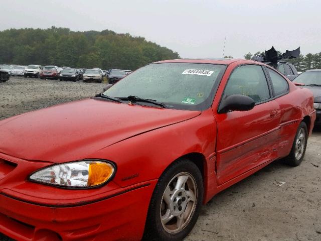 1G2NV12E55M157579 - 2005 PONTIAC GRAND AM G RED photo 9