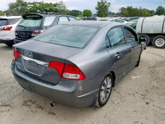 19XFA1F98AE039611 - 2010 HONDA CIVIC EXL 灰色 照片 4