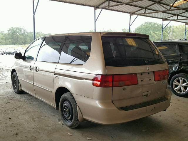 2HKRL1858YH555801 - 2000 HONDA ODYSSEY LX GOLD photo 3