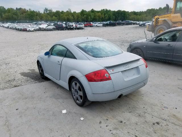 TRUWX28N711011435 - 2001 AUDI TT QUATTRO GRAY photo 3