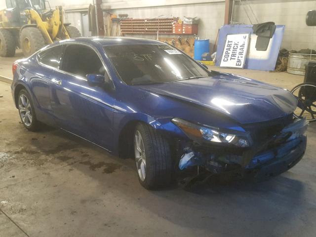 1HGCS2B8XBA004657 - 2011 HONDA ACCORD EXL BLUE photo 1