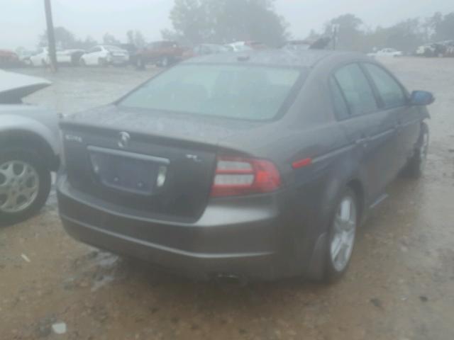 19UUA66227A008732 - 2007 ACURA TL GRAY photo 4