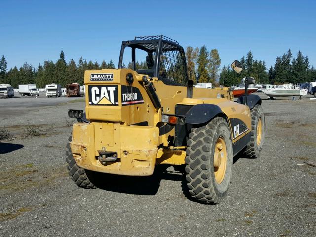 CATTH360ESLE03795 - 2005 CATERPILLAR FORKLIFT YELLOW photo 4