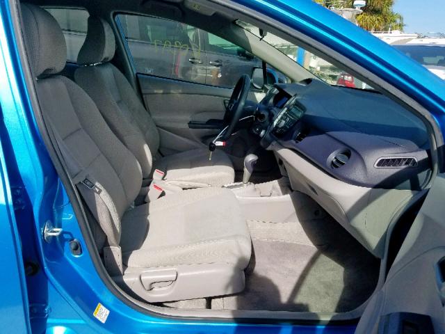 JHMZE2H50AS013825 - 2010 HONDA INSIGHT LX BLUE photo 5